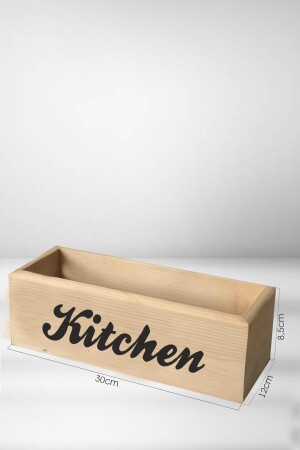 Holzkisten-Organizer – Küchen-Organizer – dekorative Box – Küchenregal – Öltopf-Box Nr. Küche - 4