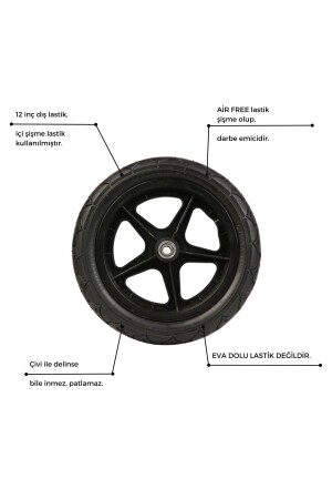 Holzlaufrad 12'' Zoll 2-5 Jahre alt - 5