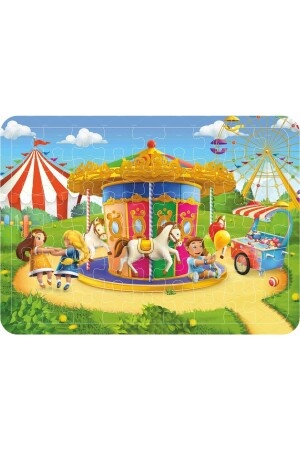 Holzpuzzle für Kinder, 5er-Set, 54 Teile, puzzle028 - 7