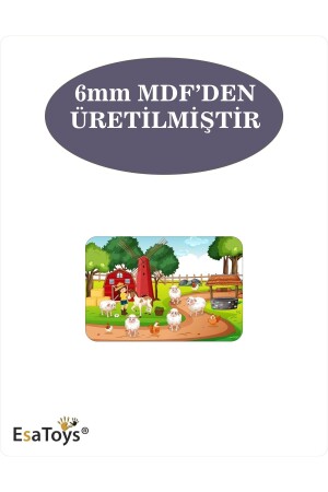 Holzpuzzle für Kinder, 6 Teile - 3