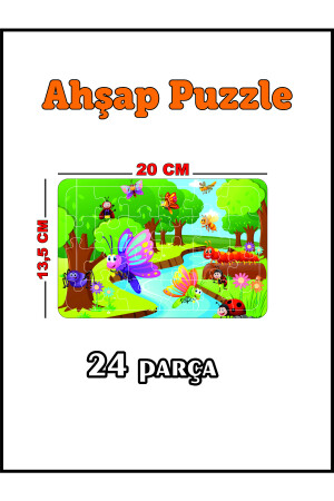 Holzpuzzle-Set mit 6 Stück PZ61094103981309 - 5