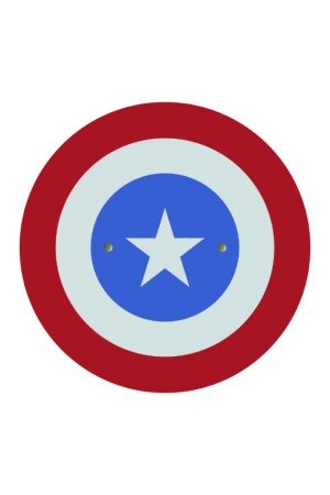 Holzspielzeug-Set mit 2 Captain America-Schild und blauem Schwert ETİCSET031 - 3