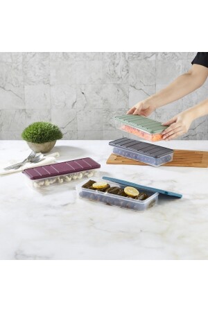 (منز) - البيت 4 في 1. 2 لتر حاوية تخزين صغيرة 800. 016 - Selka