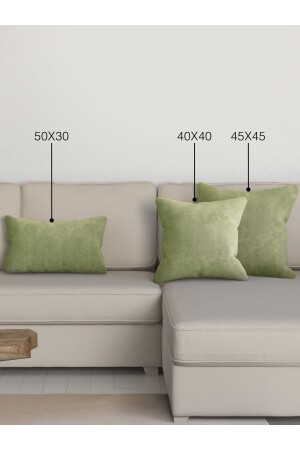 Home Daily Series Ada Çayı Rengi Kırlent Yastık Kılıfı - Perle