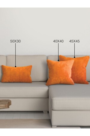 Home Daily Series Mandalina Rengi Kırlent Yastık Kılıfı - Perle