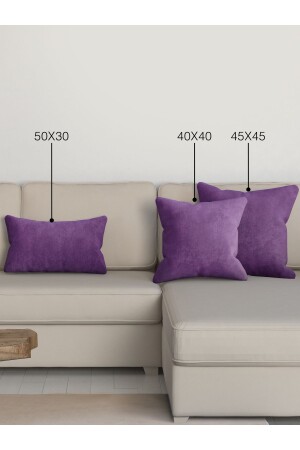 Home Daily Series Menekşe Moru Rengi Kırlent Yastık Kılıfı - Perle