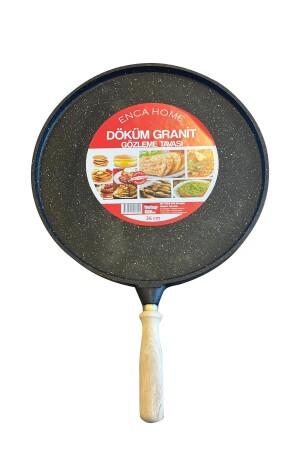 Home Döküm Granit 36 Cm Derin Gözleme Tavası ENCA-01 - ENCA