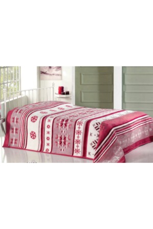 Home Luxus-Plüschdecke 14199y King Size 200 x 230 – dicke wärmende Decke GH065 - 3