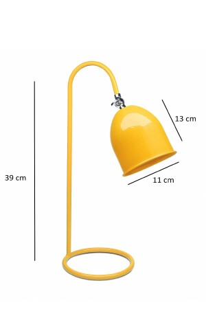 Homing Retro Basic Hardal Sarısı Masa lambası Hareketli Başlık - 7