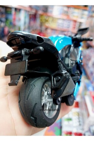 Hond-ac.br Rr Oyuncak Yarış Motorsiklet Metal Plast Model Çekbırak Oyuncak Motor 852010890520 - 2