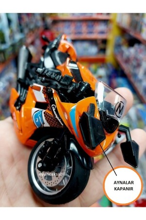 Honda Cbr Rr Oyuncak Motorsiklet Metal Plst Model Çekbırak Oyuncak Koleksiyon Motosiklet 4534123254 - 6