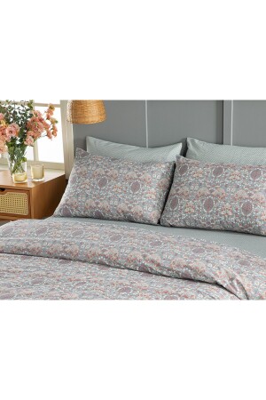 Honeysuckle Easy-Iron-Bettbezug-Set für Doppelbett, 200 x 220 cm, Blau, TYC00582150716 - 4