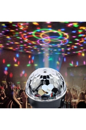 Hoparlör Disco Sahne Ensiga Disko Topu Bluetooth Usb Led Işıklı Mp3 disko13254123123423 - 3