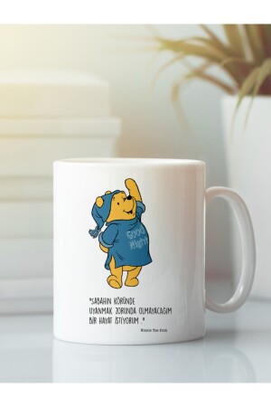 (منيز) - كأس البورسلين الأبيض (ويني) - (بوه) - الحب الصداقة الصداقة الإخوة العاطفة - Hrs