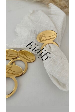 Serviettenhalter & Serviettenring – 6 Stück - Eidify