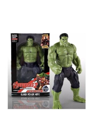 Hulk Figür Oyuncak Yeşil Dev Titan Hero Işıklı Büyük Boy Figür - 2