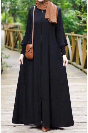 Hüma Sultan Mevlana Kloş Ferace Siyah - Suhneva