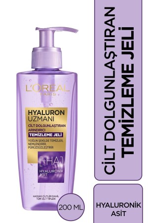 Hyaluron Uzmanı Cilt Dolgunlaştıran, Arındırıcı Yüz Temizleme Jeli, Hyaluronik Asit 200ml 3600523959709 - 3