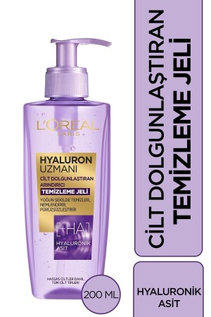 Hyaluron Uzmanı Cilt Dolgunlaştıran, Arındırıcı Yüz Temizleme Jeli, Hyaluronik Asit 200ml 3600523959709 - L'Oreal Paris