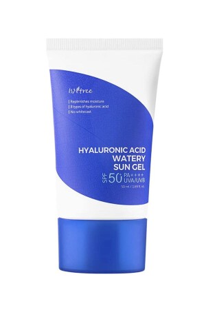 Hyaluronic Acid Watery Sun Gel 50 ml (KİMYASAL FİLTRE, 8 TİP HYALÜRONİK ASİT, SPF50 GÜNEŞ KORUYUCU) ITKZ2018 - Isntree
