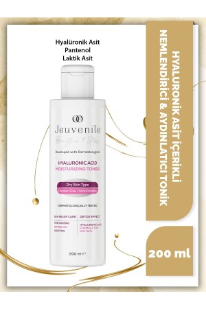 Hyalüronik Asit İçerikli Tonik - Nemlendirici, Aydınlatıcı (Hyaluronic Acid, Panthenol,Lactic Acid) 8682397030383 - 3