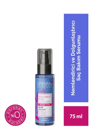 Hyaluronik Asit&Kolajen Kuru ve Cansız Saçlara Özel Saç Bakım Serumu-75ML-UV Koruma - Urban Care