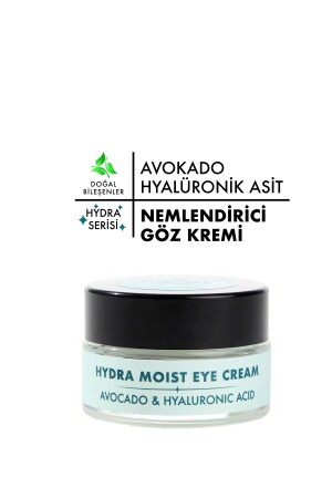 Hydra Moıst Eye Cream- Avokado & Hyalüronik Asit Nemlendirici Göz Kremi - Polente Natural