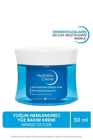 Hydrabio Cream Hyalüronik Asit Niasinamid E Vitamini İçeren Yoğun Nemlendirici Yüz Bakım Kremi 50mL 3401329447687 - 1