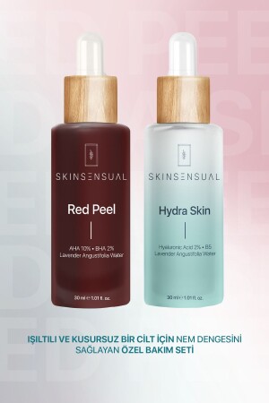 hydra+redpeel Purifying Care Set speziell für feuchtigkeitsbedürftige Haut und hilft, Akneunreinheiten vorzubeugen - 4