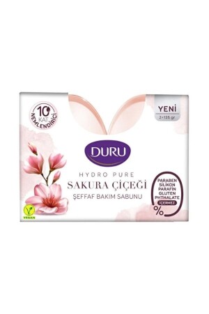 Hydro Pure Sakura Flower und Aloe Vera Soap 4 Stück Seife 540Gr - 3