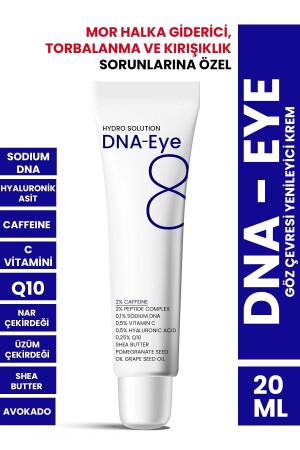 Hydro Solution Dna Eye Kırışıklık Ve Mor Halkalara Karşı Göz Çevresi Yenileyici Krem 20 ml - Procsin
