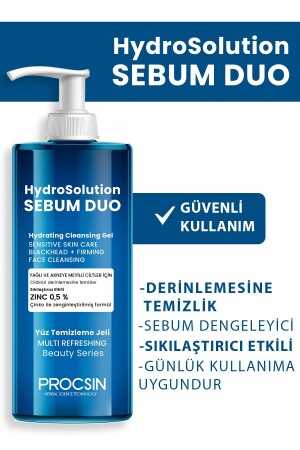 Hydrosolution Niacinamid-Gesichtsreinigungsgel für fettige und zu Akne neigende Haut 200 ml - 3