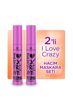 I Love Extreme Crazy Hacim Maskara 2'li - 2