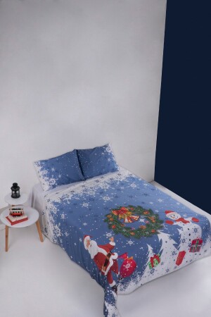 I Yılbaşı I Happy Snowman Çift Kişilik Nevresim Seti 40220049 - Colorpool