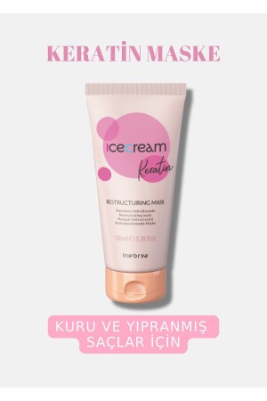 Ice Cream Keratin Restrukturierungsmaske 100 ml - 1