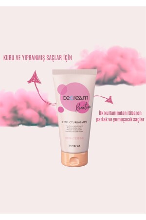 Ice Cream Keratin Restrukturierungsmaske 100 ml - 3