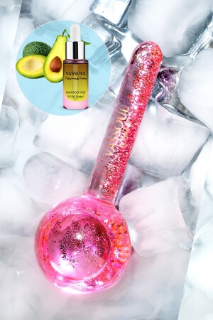 Ice Globe Buz Küresi Soğuk Terapi Topu Pink - Avokado Yağı ice08 - 4