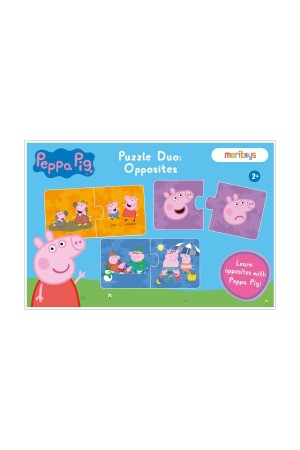 Ich lerne gegensätzliche Konzepte mit Peppa Pig – 2-teiliges und 10-teiliges Puzzle mit gegensätzlichen Konzepten MRPEPPA006 - 1