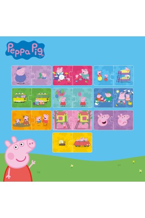 Ich lerne gegensätzliche Konzepte mit Peppa Pig – 2-teiliges und 10-teiliges Puzzle mit gegensätzlichen Konzepten MRPEPPA006 - 6