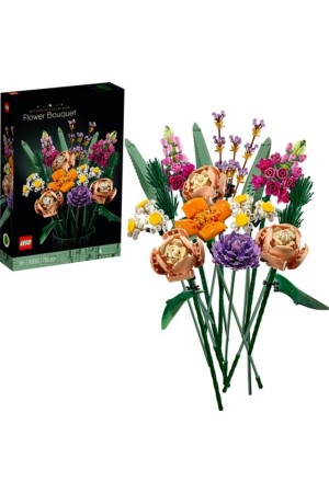 ® ICONS Blumenstrauß 10280 – Deko-Bauset zum Sammeln für Erwachsene (756 Teile) RS-L-10280 - 2