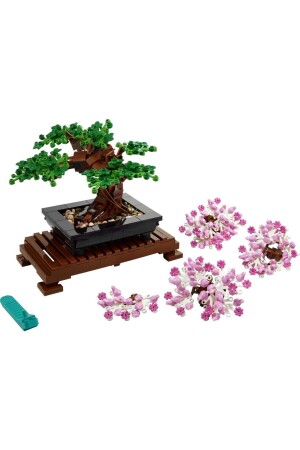 ® ICONS Bonsai Ağacı 10281 - Yetişkinler İçin Koleksiyonluk Dekoratif Yapım Seti (878 Parça) RS-L-10281 - 3