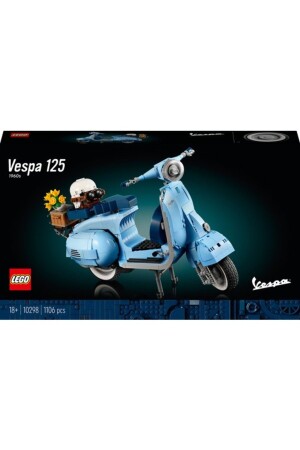 ® ICONS Vespa 125 10298 – Deko-Bauset zum Sammeln für Erwachsene (1106 Teile) - 4