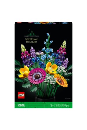 ® ICONS Wildflowers Bouquet 10313 – Sammelbauset für Erwachsene (939 Teile) - 5