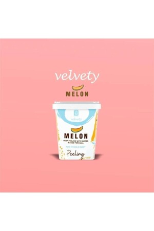 MNZ- IDM Concept Velvety Melon Body Peeling 400 مل - Idm Velvety
