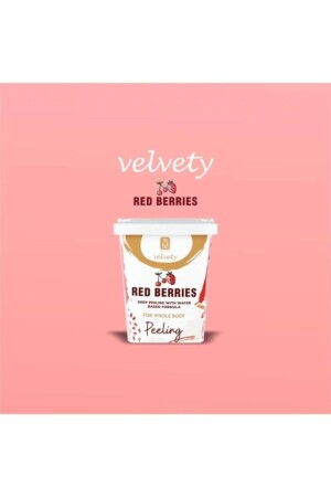 Idm Concept Velvety Red Berry Body Peelıng - Vücut Peelingi 400 ml - Idm Velvety