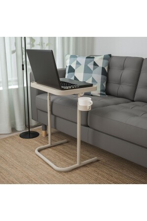Ikea Bjorkasen Laptop Masası- Bej - 3