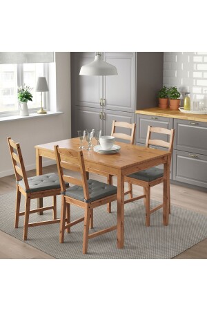IKEA JOKKMOKK Küchentischset, Antiklack, mit 4 Stühlen, IKEA Esstisch Esstisch mit 4 Stühlen - 3