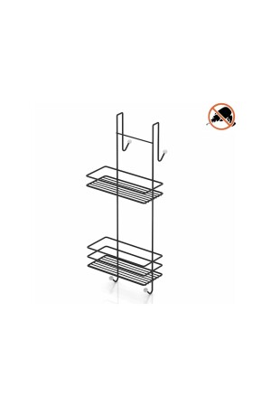 Iki Katlı Asmalı Duşakabin Rafı - Siyah 03TXN188 - 4