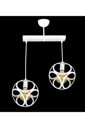 MNZ-Double Modern Circle Cube Model Lamp Lamp Lamp Chandelier LMBDR35382 - Lambadar