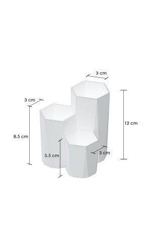 Ikili Organizer Seti Makyaj Kozmetik Düzenleyici Ve Banyo Düzenleyici - 3